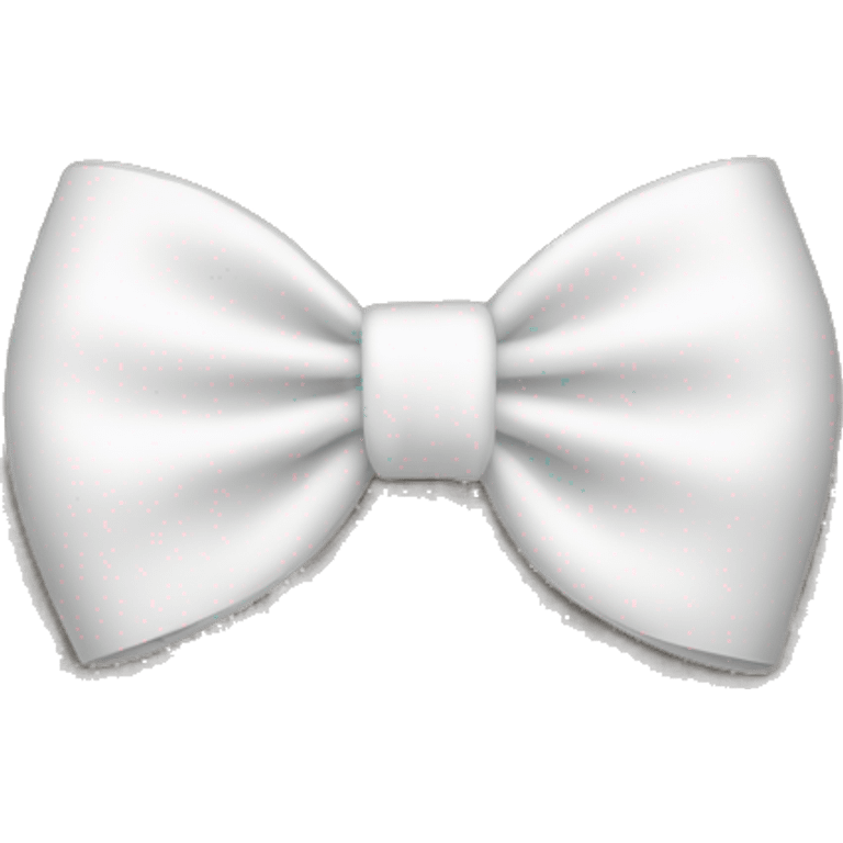 White bow emoji