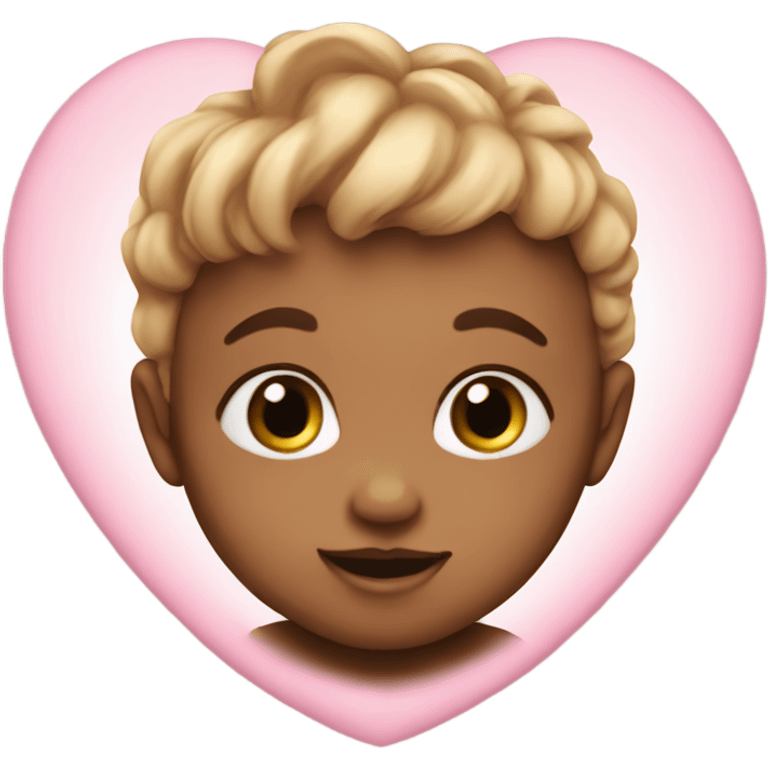 baby pink heart  emoji