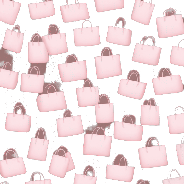 Pale Pink shopping bags emoji