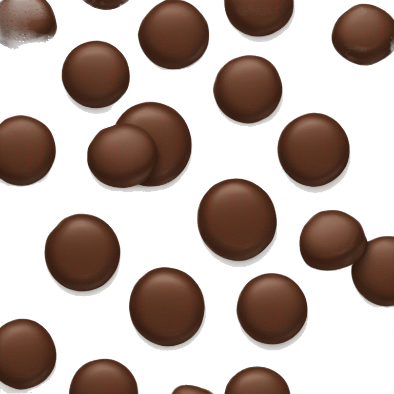 chocolate round sweets emoji