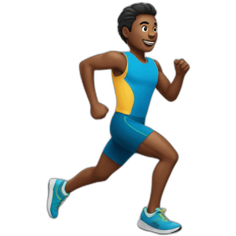 running emoji