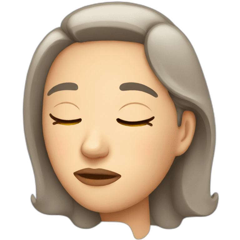 sleepy woman emoji