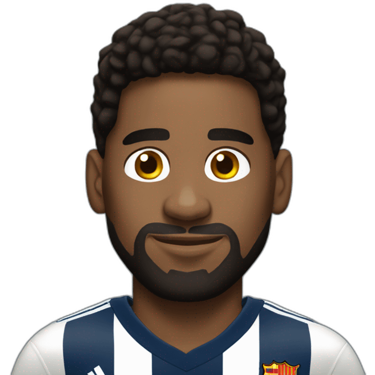 Leo messi black men emoji