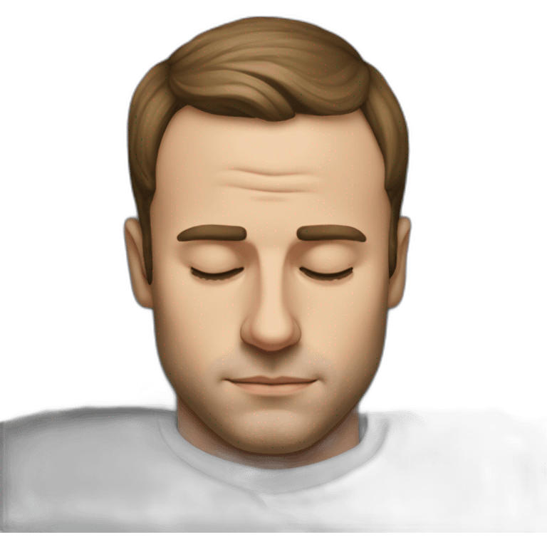 Macron sleeping emoji