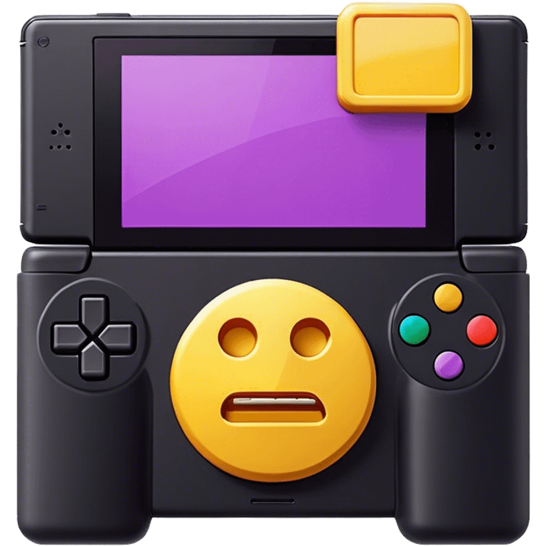 Clash of Clans aesthetic: Cinematic Playful PlayStation Memory Card Portrait Emoji, rendered in a 3D vector-style similar to standard emojis with minimal shading and bold, simplified shapes. A compact, distinct form with signature details, softly glowing with a cutting-edge console technology charm. Simplified yet unmistakably iconic, highly detailed and consistent, glowing with a soft radiance and high shine. Stylized with a touch of technological advancement and a soft glowing outline, capturing the essence of a beloved gaming relic with a friendly, playful manner! emoji