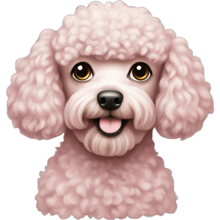 poodle pink color emoji