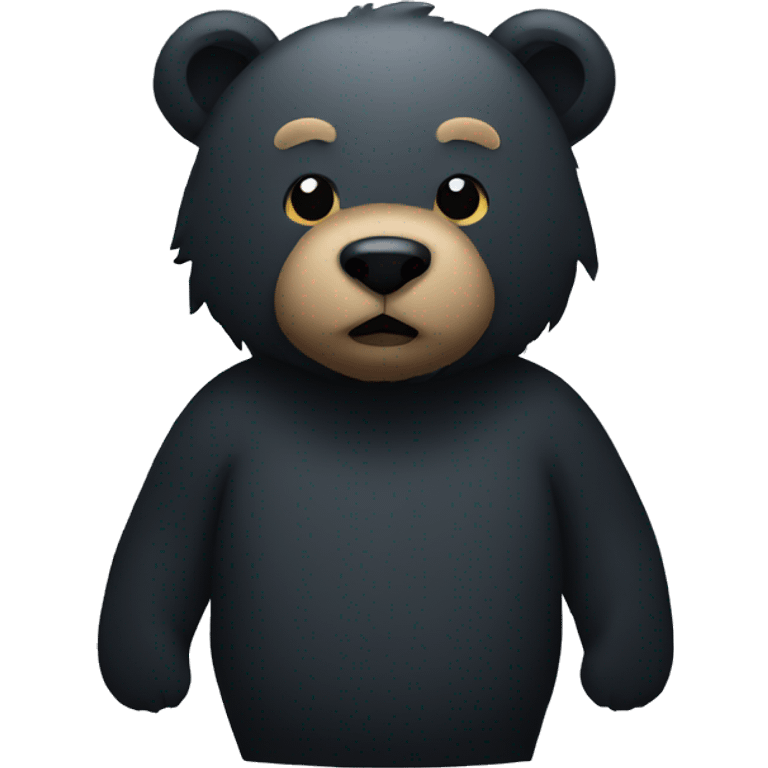 Bear in shadow emoji