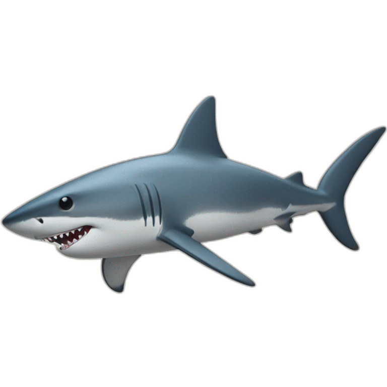 chat sur requin emoji