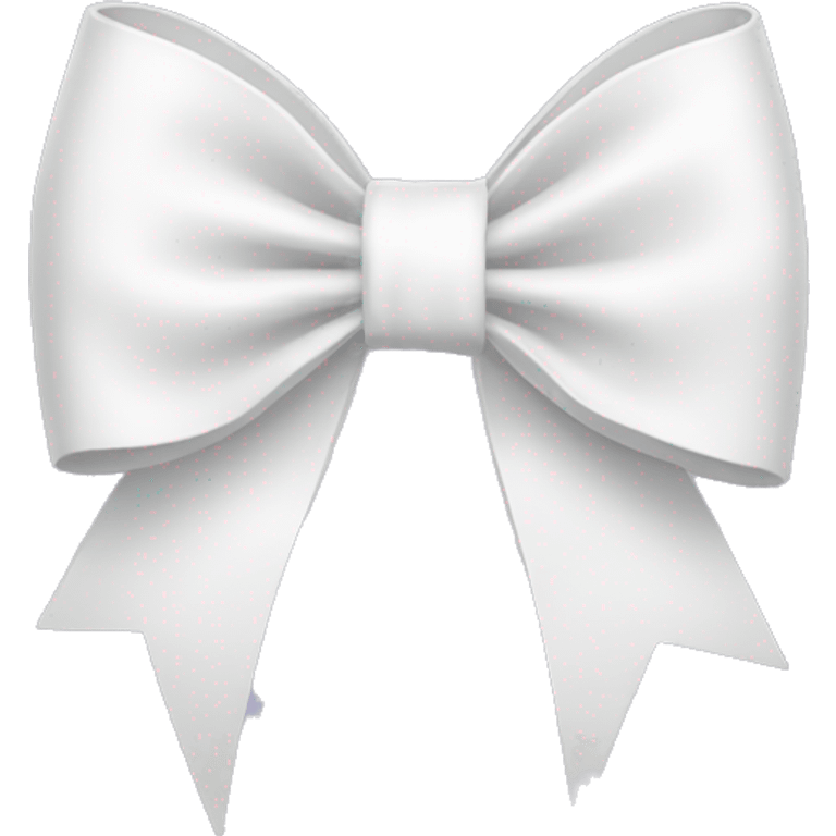 white bow emoji