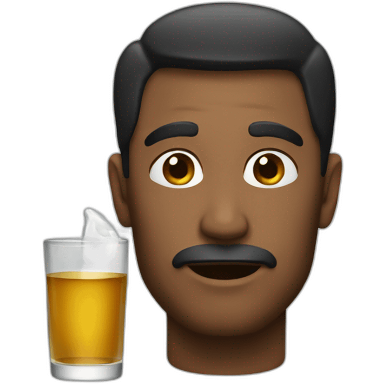 a man drink emoji