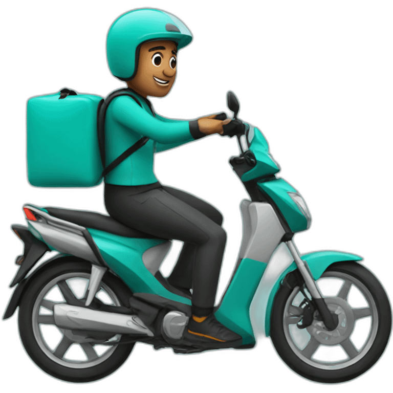 deliveroo rider emoji