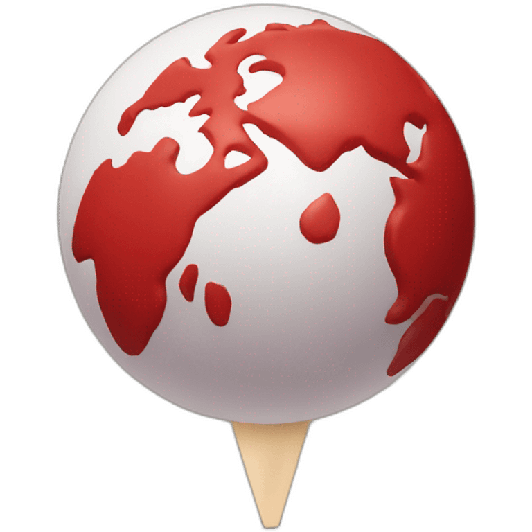 localisation pushpin red but it's the planet emoji