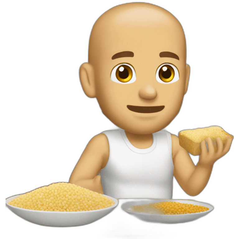 Zidane qui mange un couscous emoji