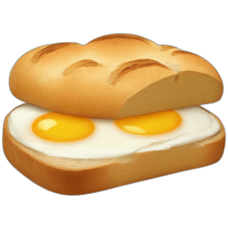 bread and egg emoji