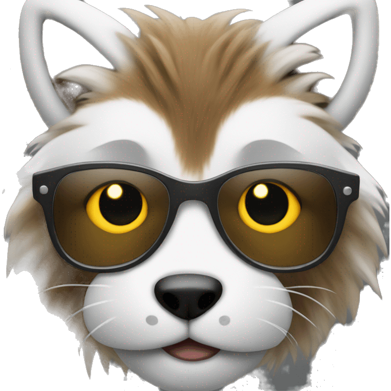 cool anthropomorphic furry  emoji