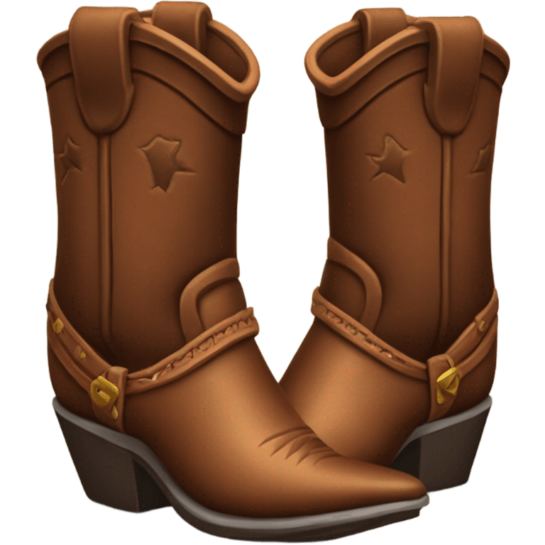 Cowboy boots emoji