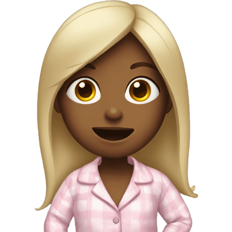 girl singing in her pajamas  emoji