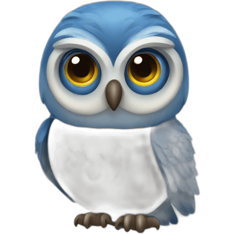 blue owl emoji