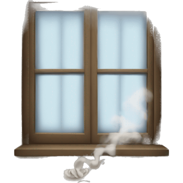 Window that is smoking  emoji