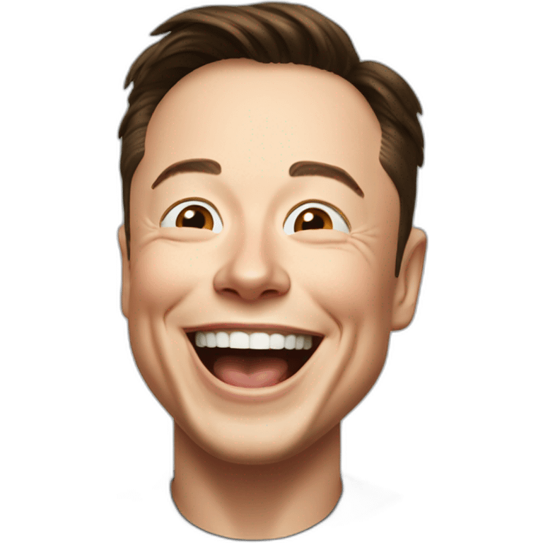 Elon Musk laughing emoji