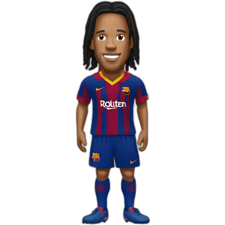 Ronaldinho Barcelona Futbol Club emoji