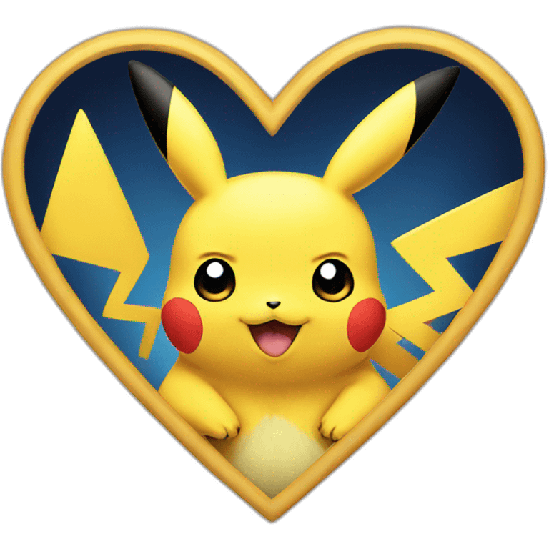 Pikachu Heart emoji