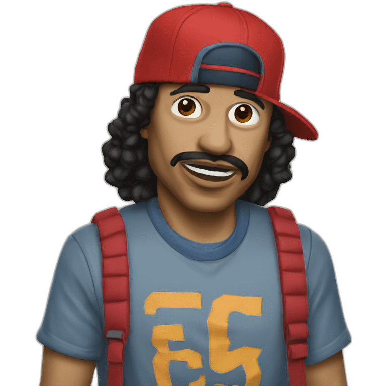 Menace Santana rappeur français emoji