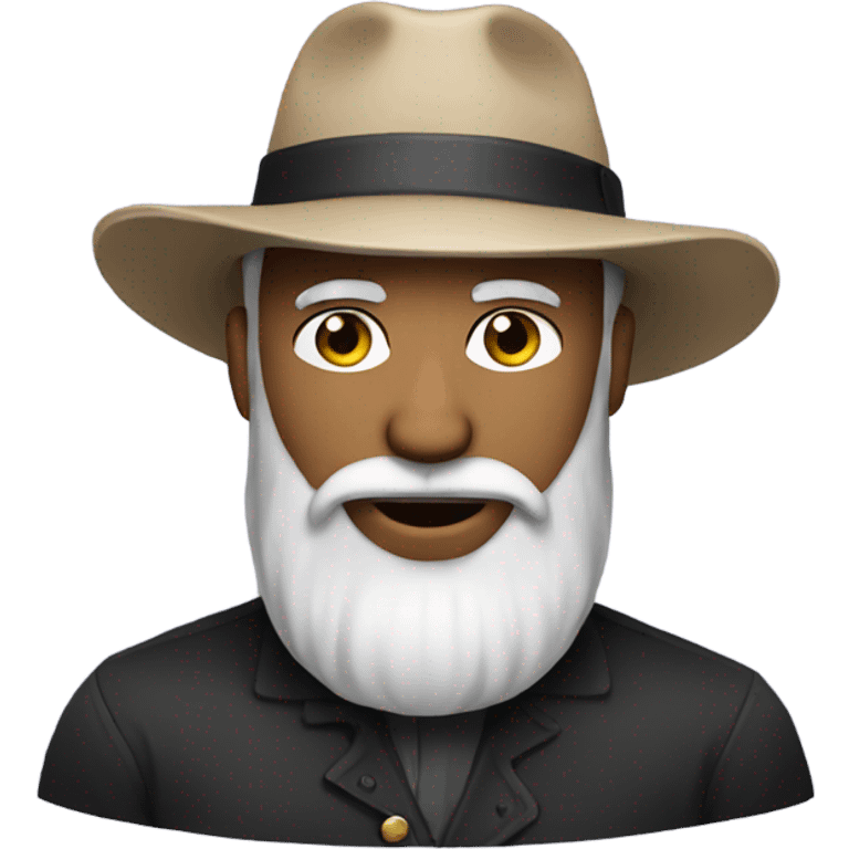 bearded man in hat emoji