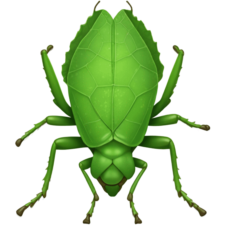 Leaf bug emoji