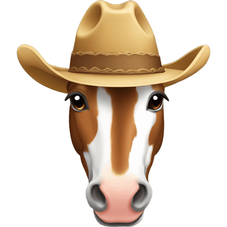 Caballo con sombrero  emoji