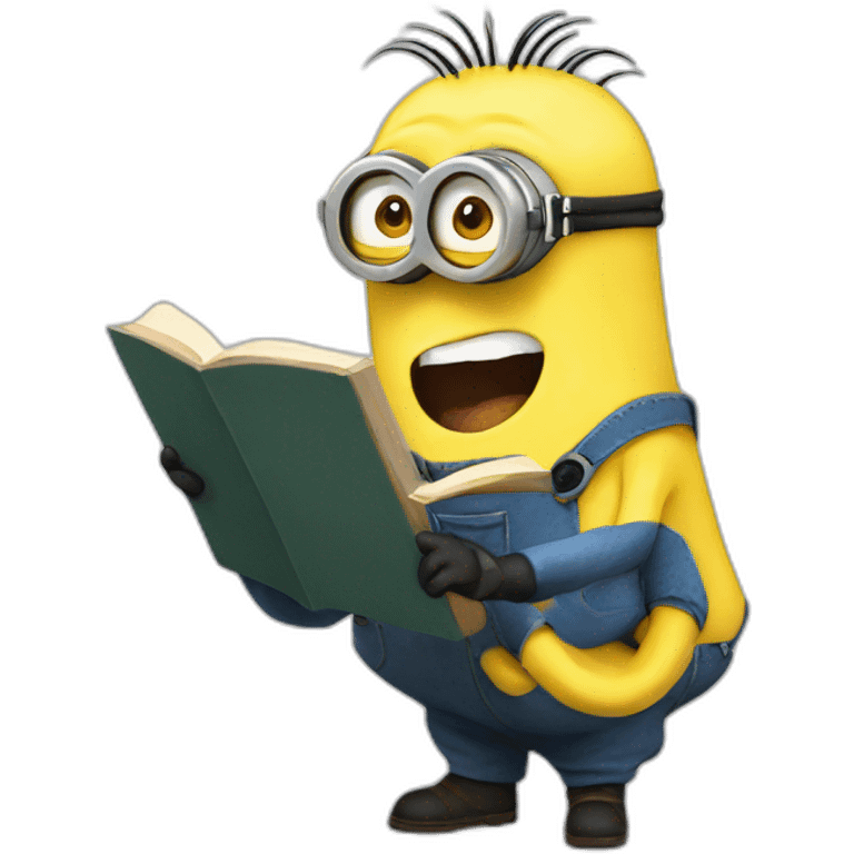 minion teaching emoji