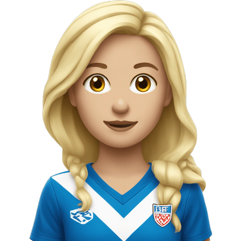 summer olympic soccer blonde emoji