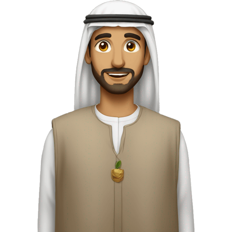 Arab man with keffeyah  emoji