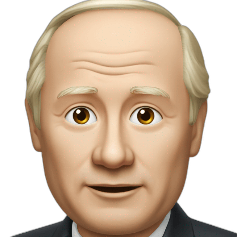 Vladimir poutine qui rigole emoji