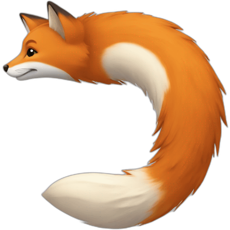 Fox tail emoji