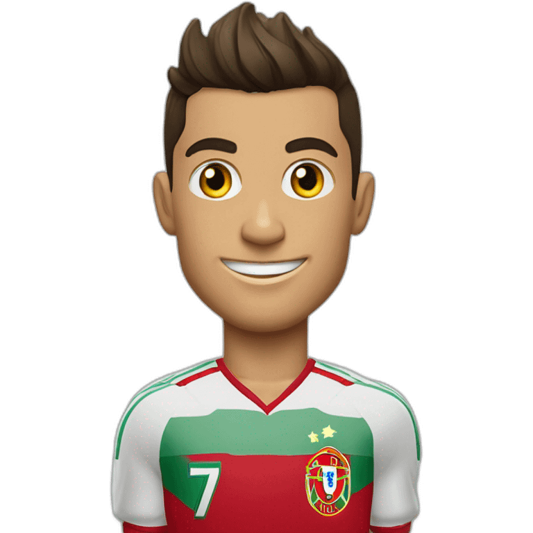 cristiano ronaldo siuuuu portugal jersey emoji