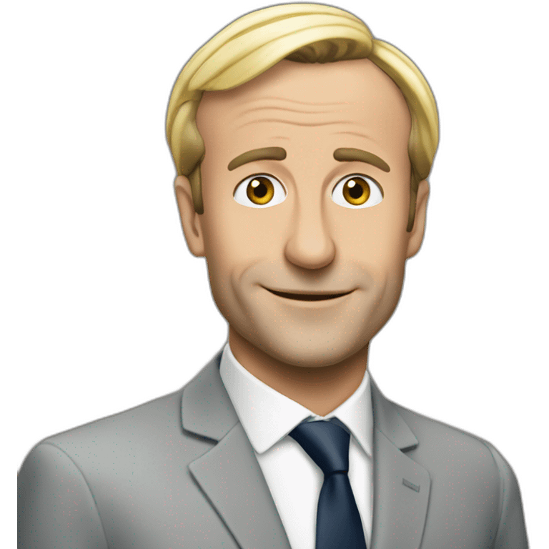 Macron Lepen emoji