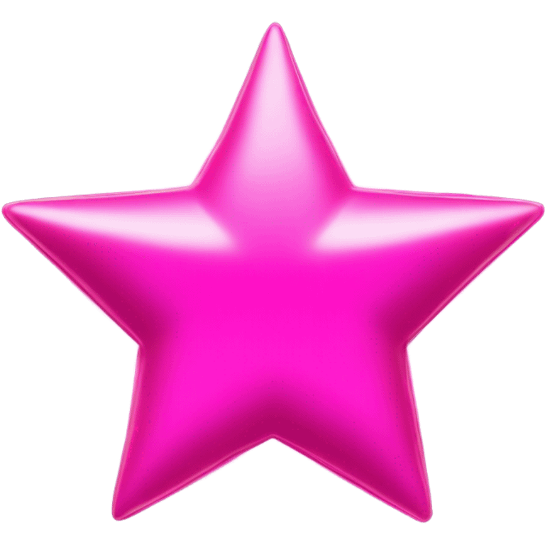 Pink star emoji