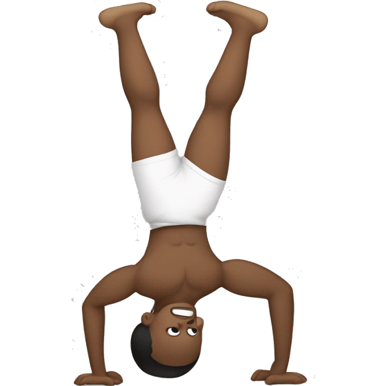 strong man handstand emoji