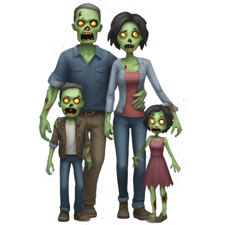 zombie family emoji