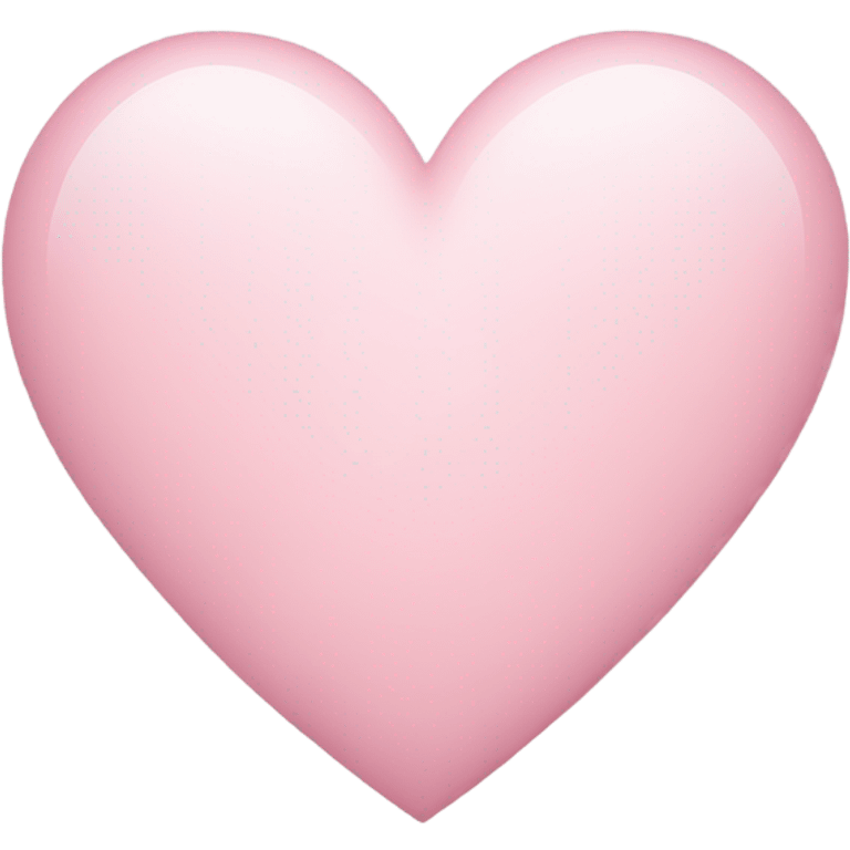 Light pink heart  emoji