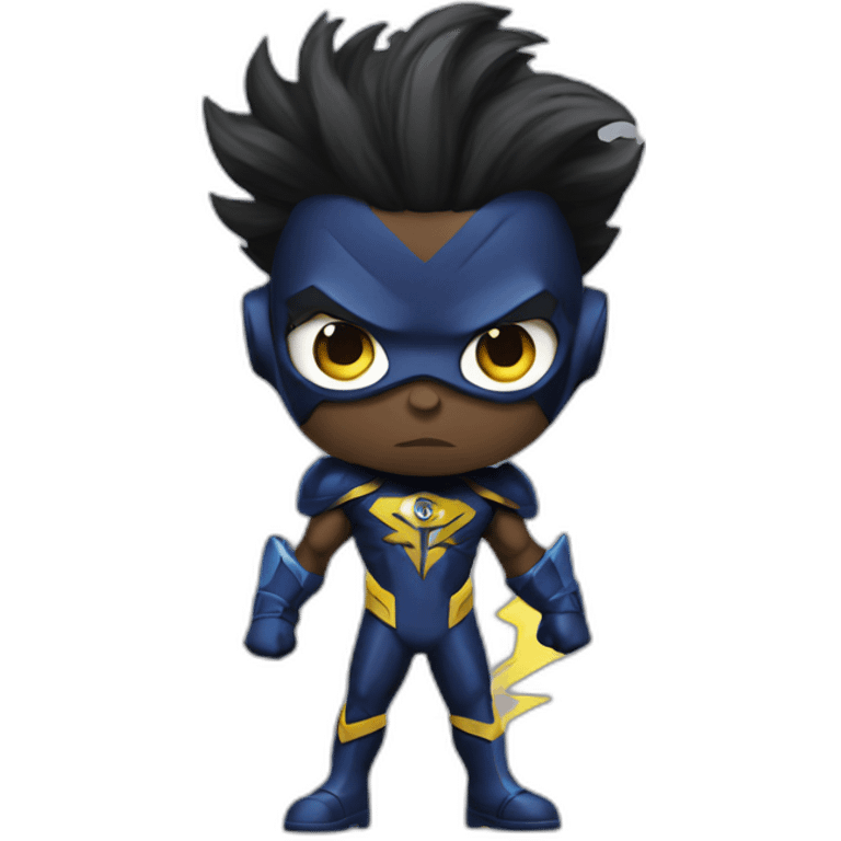 static shock superhero emoji