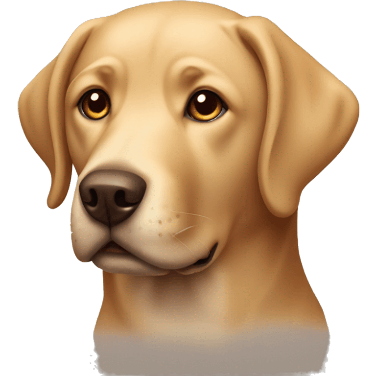 dog labrador brown emoji