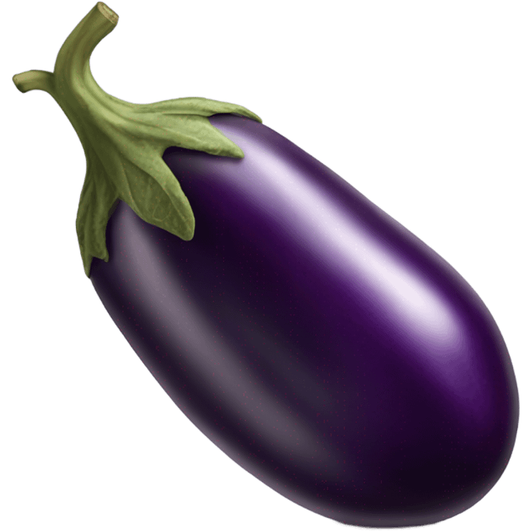 Veiny eggplant emoji