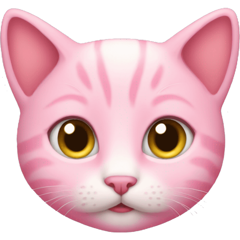 Pink kitten emoji