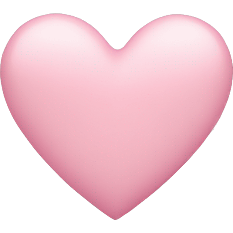 pastel pink heart emoji