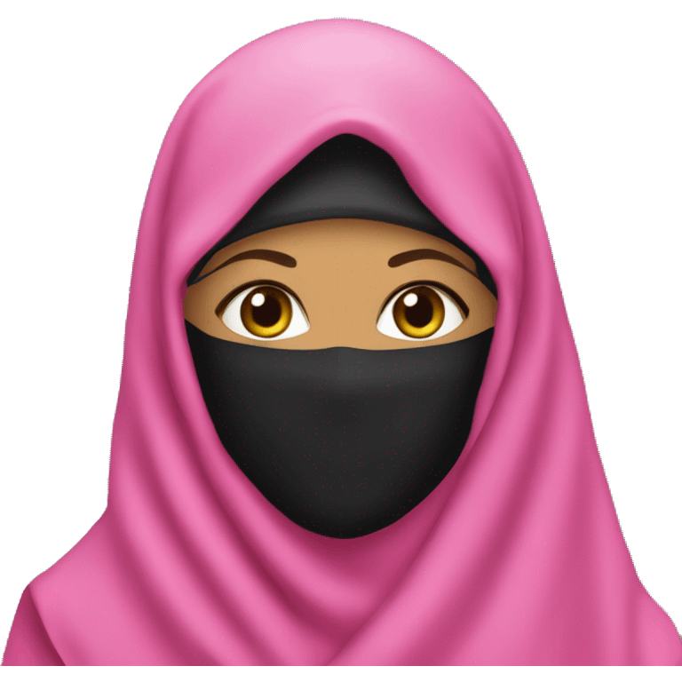 pink niqab dragqueen emoji