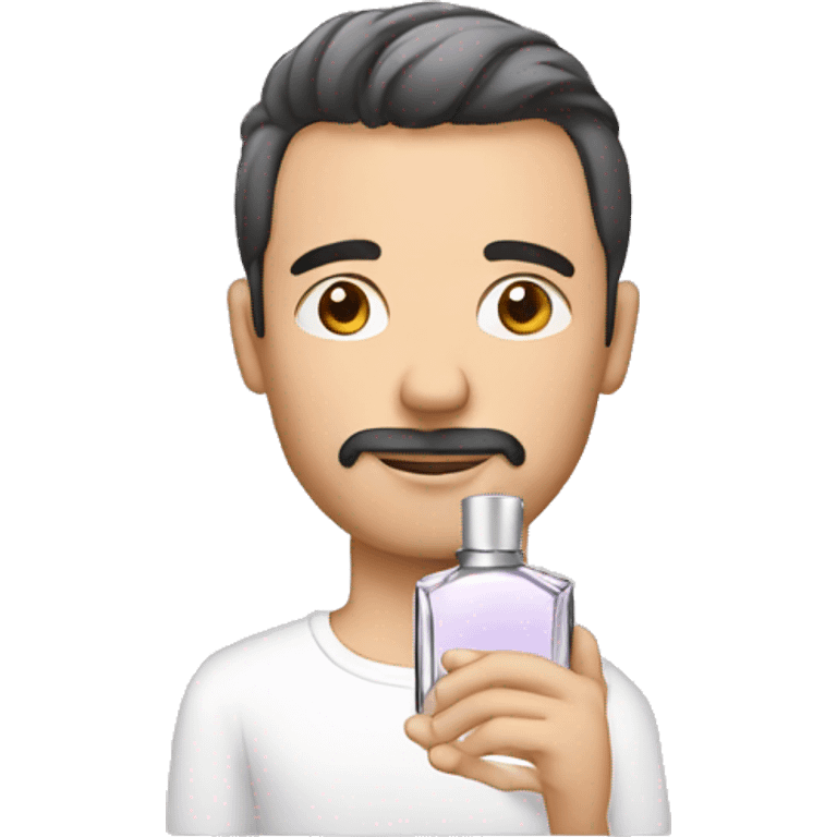 A man wearing perfume emoji