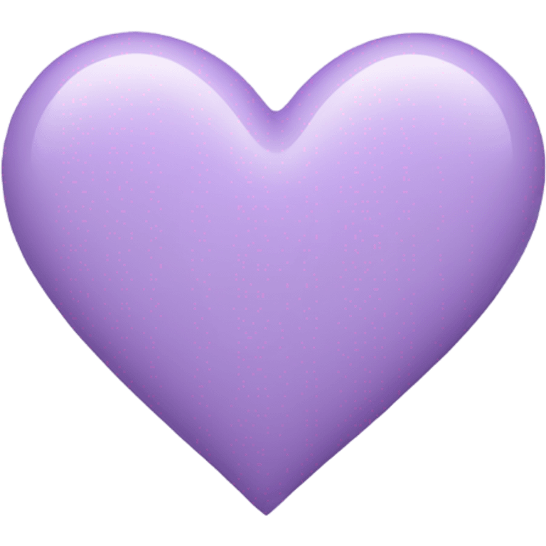 lilac heart  emoji