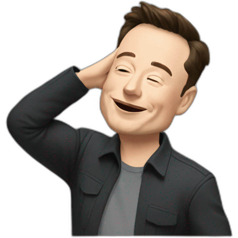 elon musk qui dab emoji